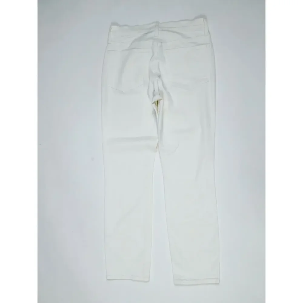 NWT J.Crew 9” Vintage Slim Straight White Jeans 28 High Rise Coastal Denim $128 - Picture 9 of 16